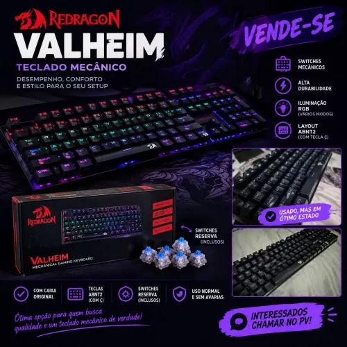 Teclado mecânico Redragon