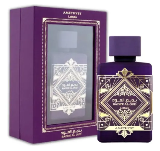 Perfume Bade?e Al Oud Amethyst Lattafa Perfumes Eau de Parfum Perfume Unissex 100ml