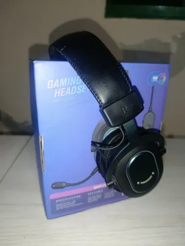 Headset Fifine Ampligame H6 RGB com fio
