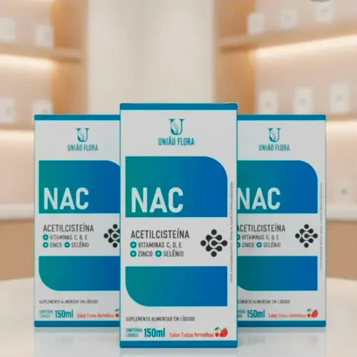 NAC 150 ML LÍQUIDO. KIT COM 3 UNIDADES