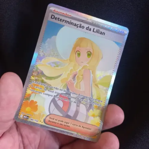 Carta Pokemon TCG Determinação da Lillie