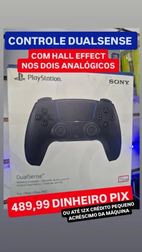 DualSense Ps5 Hall Effect + Garantia Loja