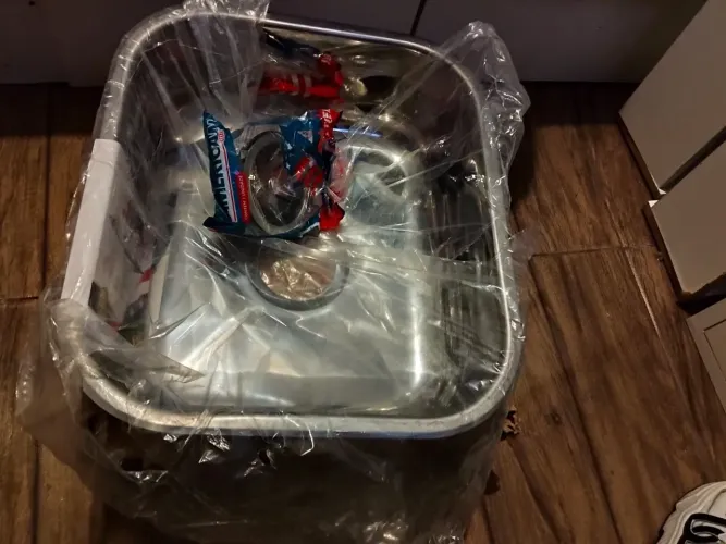 Cuba inox na caixa