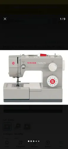 Maquina singer facilita usada 1x