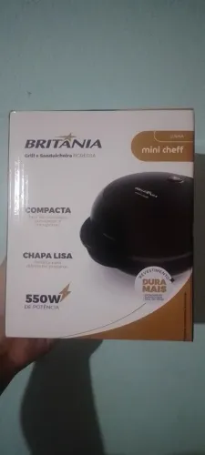 Sanduicheira da Britania Nova Na Caixa