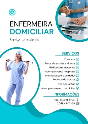 Cuidadora de idosos, enfermeira, cuidados operatórios 