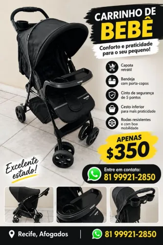 Carrinho de passeio para bebê - Voyage
