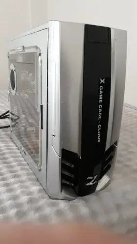 Gabinete X GAME CASE-CLONE PRATA/PRETO