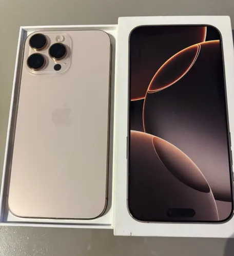 iPhone 16 pro max 256 gigas impecável 