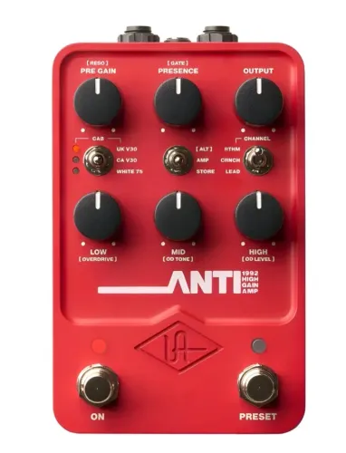 Pedal Universal Audio Anti 1992 Peavey 5150 Kemper Tonex Fractal