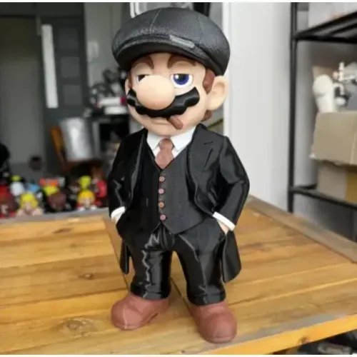 Boneco Mario Shelby 20cm - Estilo Peaky Blinders