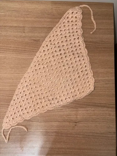 Bandana de crochê 