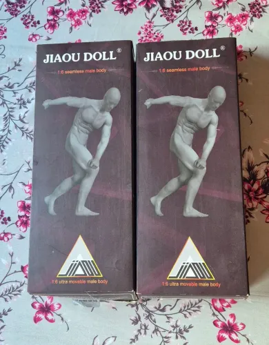 Lote 2 Corpos figure articulados 1/6 Jiaou Doll Masculinos (Silicone com Esqueleto de Aço)