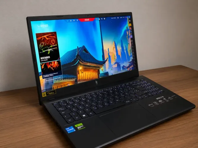 Notebook Acer Nitro V15 Gamer | RTX 6GB | i5 13ª | 8GB DDR5 5600MHz | 144Hz