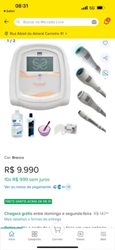 Radiofrequência Hooke Ibramed novíssimo
