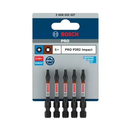 Bosch Kit De Bits Duplo P2R2 55Mm Pro Impact Com 5 Unidades