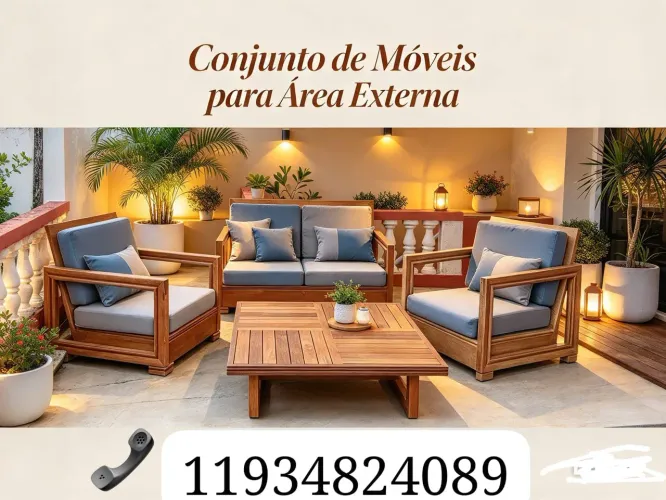 Conjunto poltrona top barato