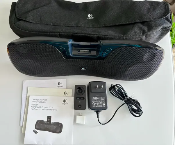 Caixa de som portátil Logitech S715i, IPhone/Ipod