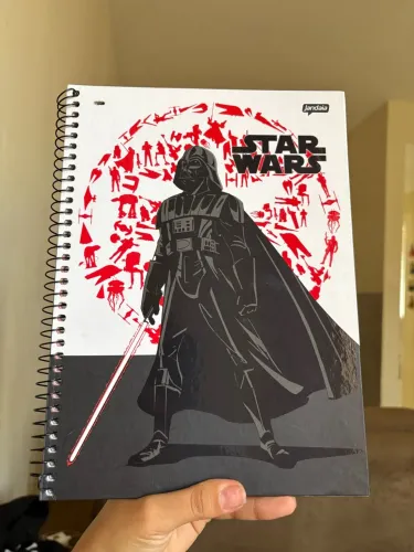 Caderno Star Wars Darth Vader Jandaia 80 Folhas - Novo