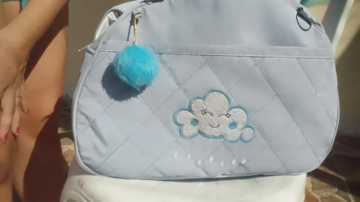 Bolsa maternidade menino azul