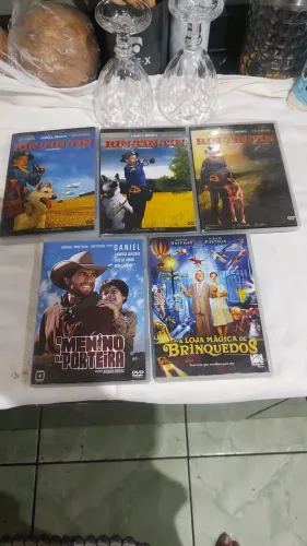 5 DVD original ,Rim Tim Tim e mais dois