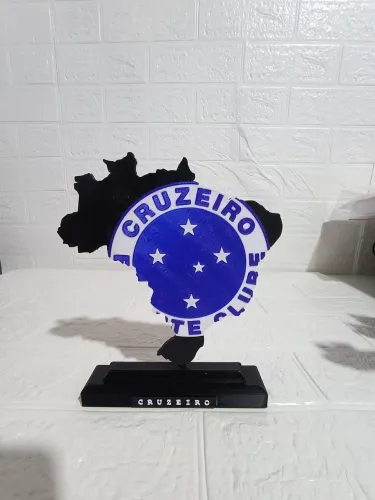 Placa 3d do Cruzeiro