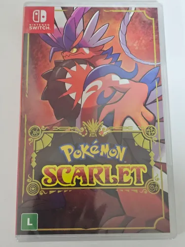 Pokémon Scarlet. Jogo de Nintendo Switch.