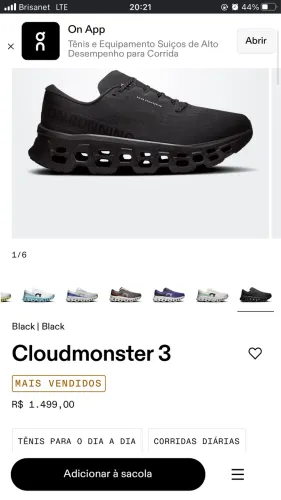 Tênis On Cloudmonster TAM 42