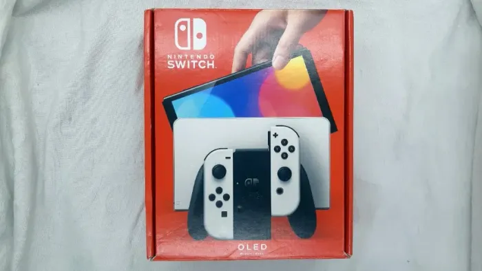 Nintendo Switch Oled Desbloqueado + SD 256Gb + Caixa + Pelicula + Seminovo
