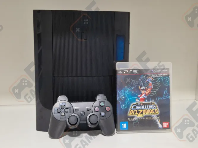 PS3 | Playstation 3 Super Slim 500GB Seminovo Desb + Garantia | Aceito Cartão!!!
