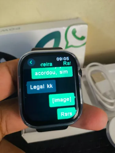 Smartwatch Whatsapp/NFC/AMOLED/2 ANOS DE GARANTIA
