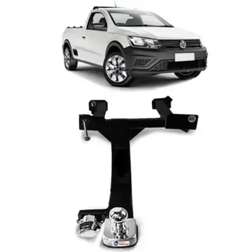 Engate Reboque Fixo Traseiro para a Volkswagen Saveiro G5 até G9