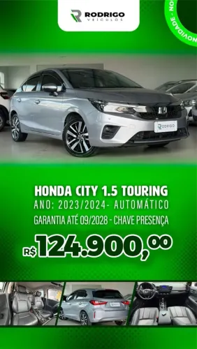 Honda City Hatchback Touring 1.5 Flex 16V Aut. 2024