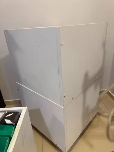 2 CAIXAS ORGANIZADORAS COM RODRINHAS