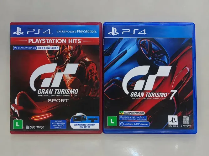 Gran turismo 7 e Gran turismo sport pra ps4