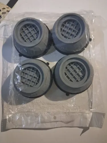 Kit 4 Pés Antivibração Amortecedor Máquina De Lavar E Geladeira, preço imperdível