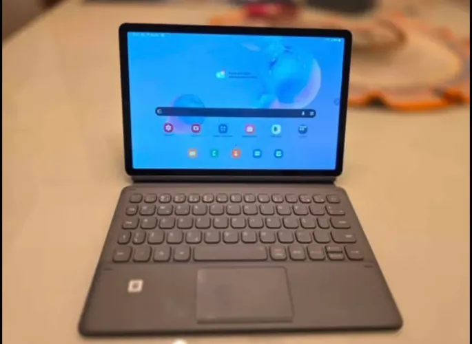 Tablet Samsung Tab S6 + Capa Samsung + Teclado + Spen 128GB + Chip
