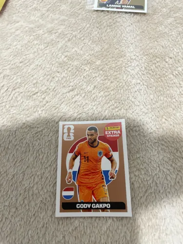 Figurinha legend/extra original panini cody gakpo bronze