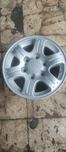 Roda Avulsa  15 Gm S10 Blazer Original 1997 1998 C/ Calota Prateado (Usado)Roda Avulsa  15