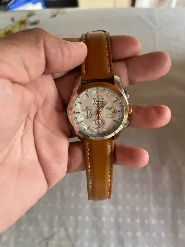 RELÓGIO TISSOT 1853 CRONOGRAFO MASCULINO COURO MARRON