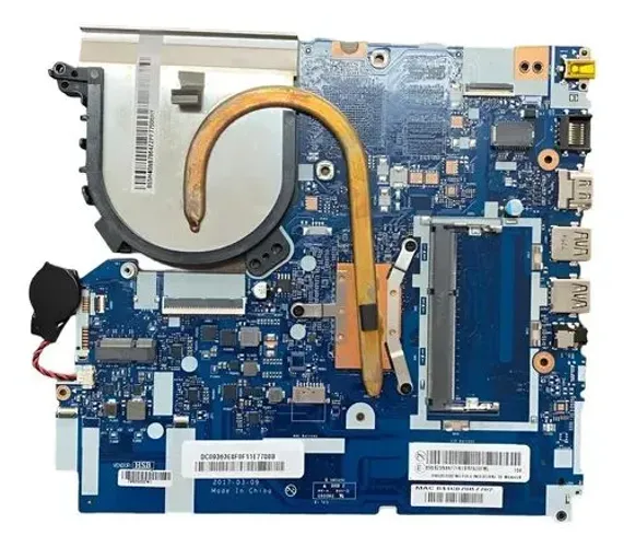 Placa mae Com processador Celeron Lenovo Ideapad 320 funcionando normalmente. Entrego