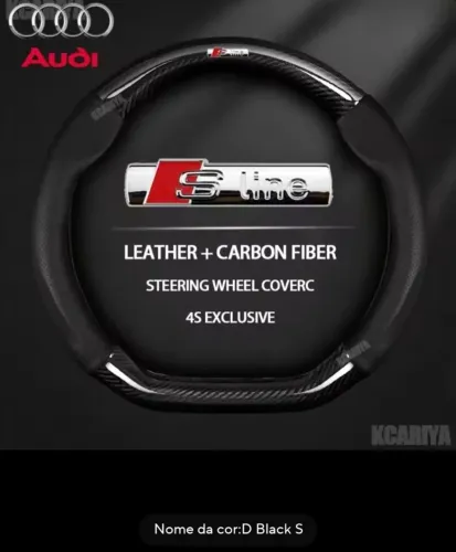 Capa de Volante Audi A4 / A5 B9 - Nova (Nunca Usada)