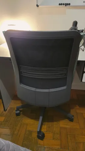 Cadeira Tecton All Black Flexform assento em couro legítimo + 10 anos de garantia