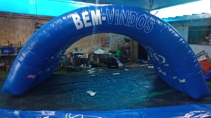 Propaganda tenda inflável