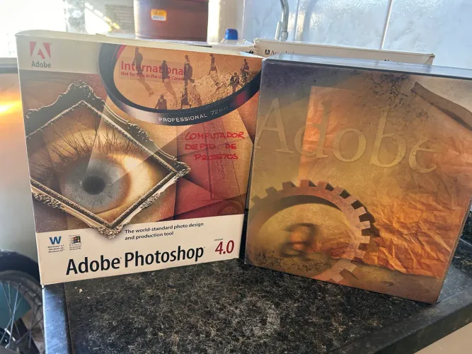 Adobe Photoshop 4.0 na Caixa Original