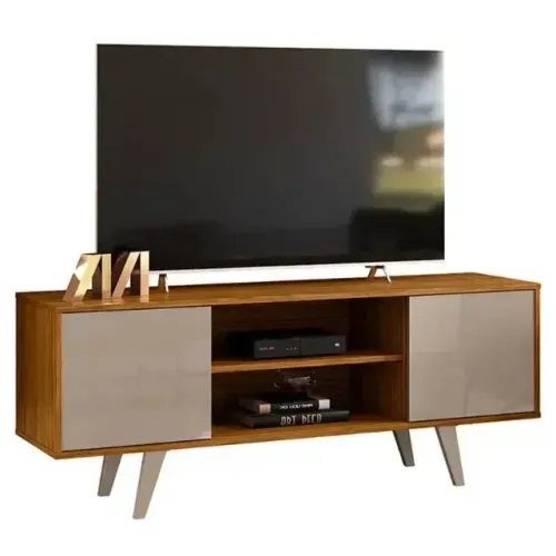 Rack Lisboa Fendi/Naturale Para Sua Sala