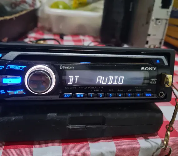 Toca cd Sony super top Bluetooth ligações e áudio saídas subwofer 6 rca FAÇO  ENTREGAS 