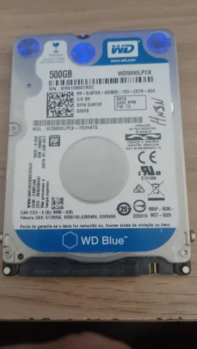 HD Slim SATA Notebook PC 500GB