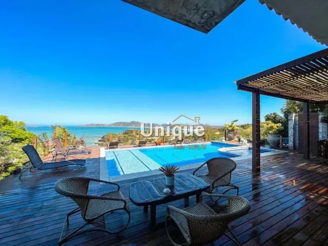 Casa com vista deslumbrante para o mar - venda por R$ 4.500.000 ou aluguel por R$ 2.000/di