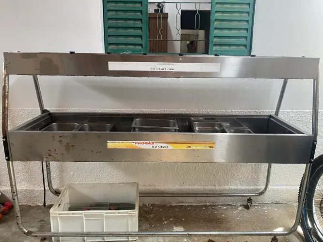 Rechaud de inox  - para restaurantes 